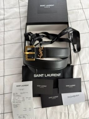 Saint Laurent Cassandre Belt